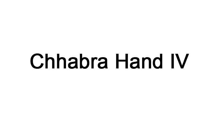Chhabra Hand IV
