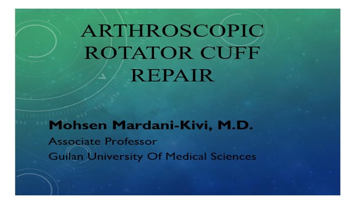 ARTHROSCOPIC ROTATOR CUFF REPAIR